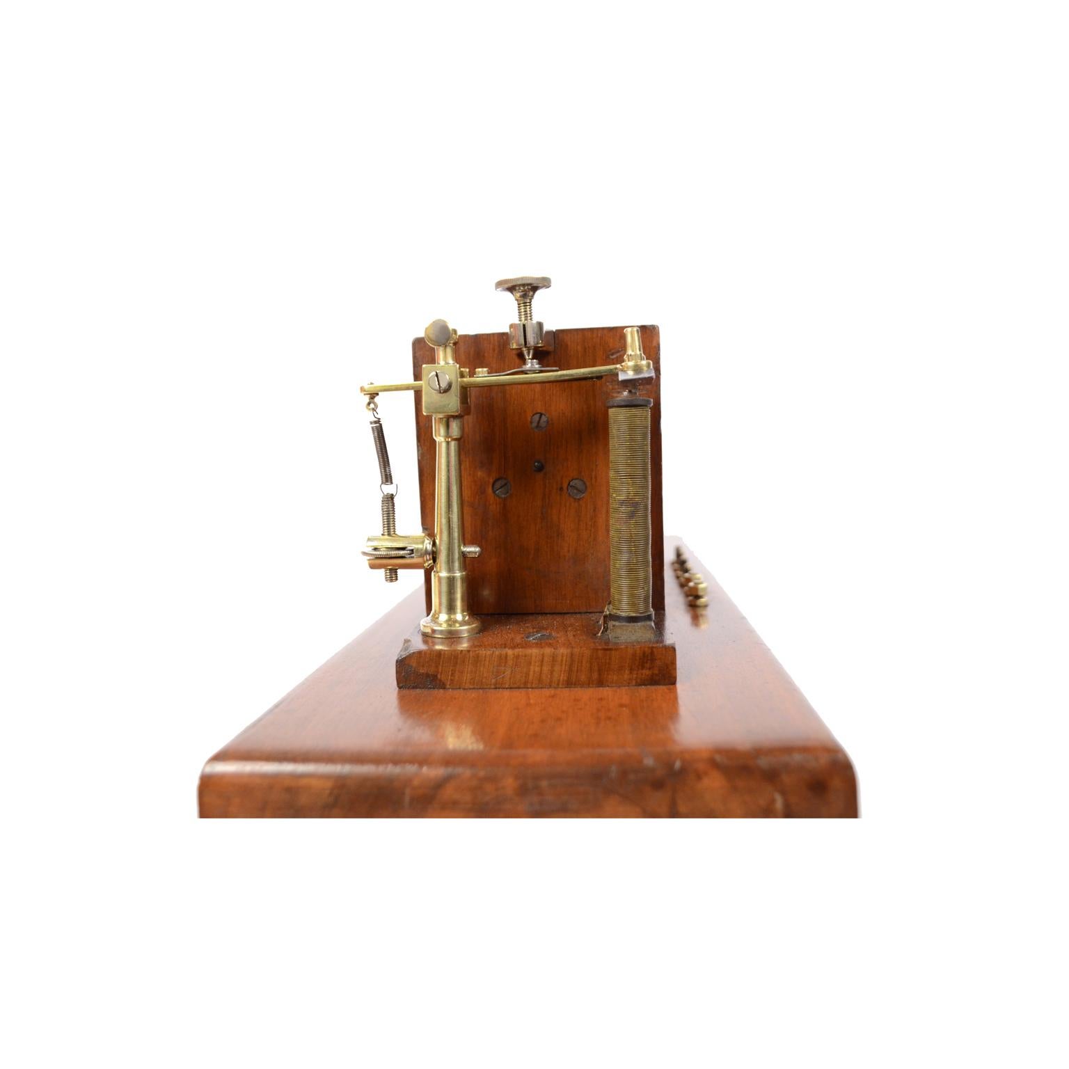 Induction Coil or Sled Antique Scientific Instrument by Du Bois Reymond 1870  For Sale 7