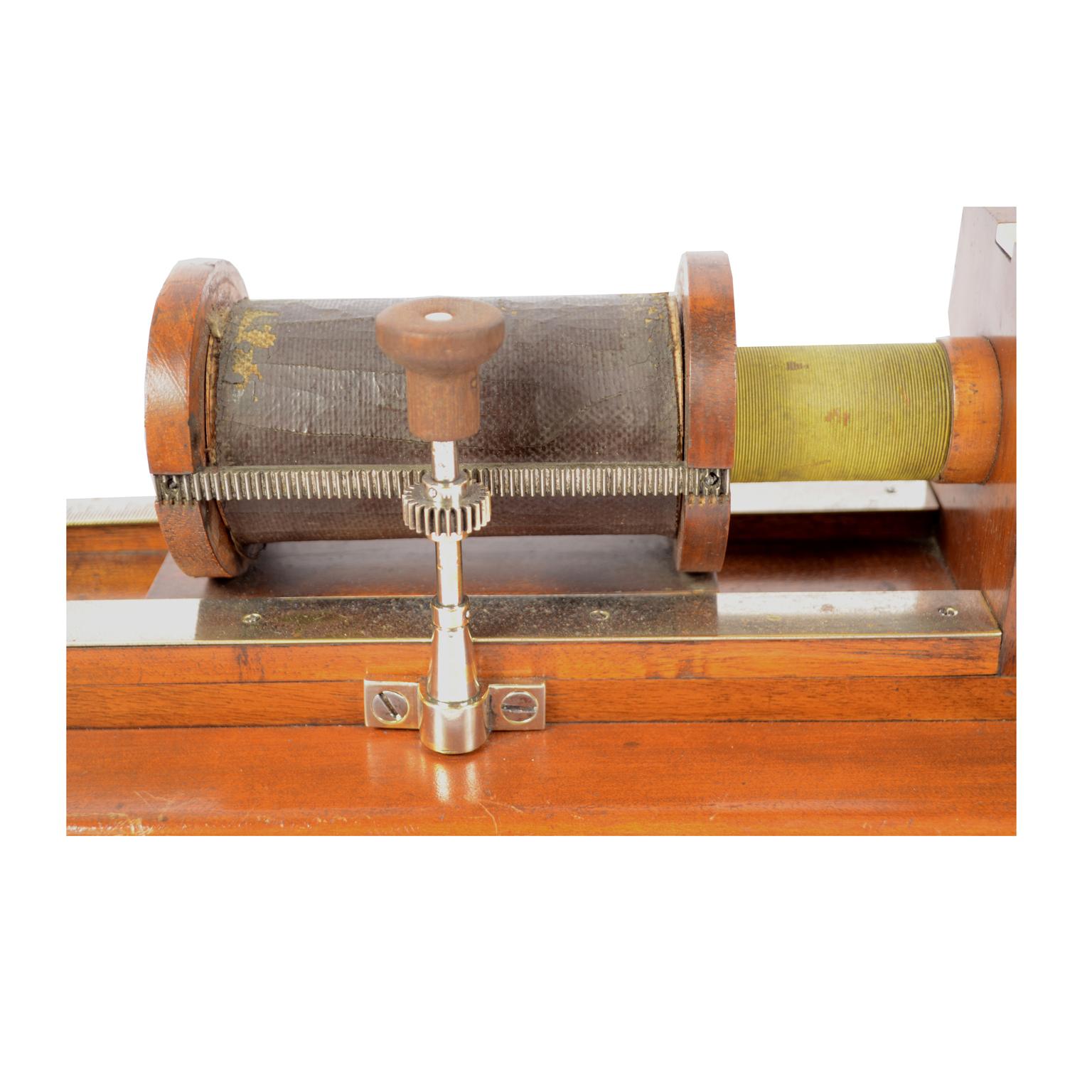 Induction Coil or Sled Antique Scientific Instrument by Du Bois Reymond 1870  For Sale 8