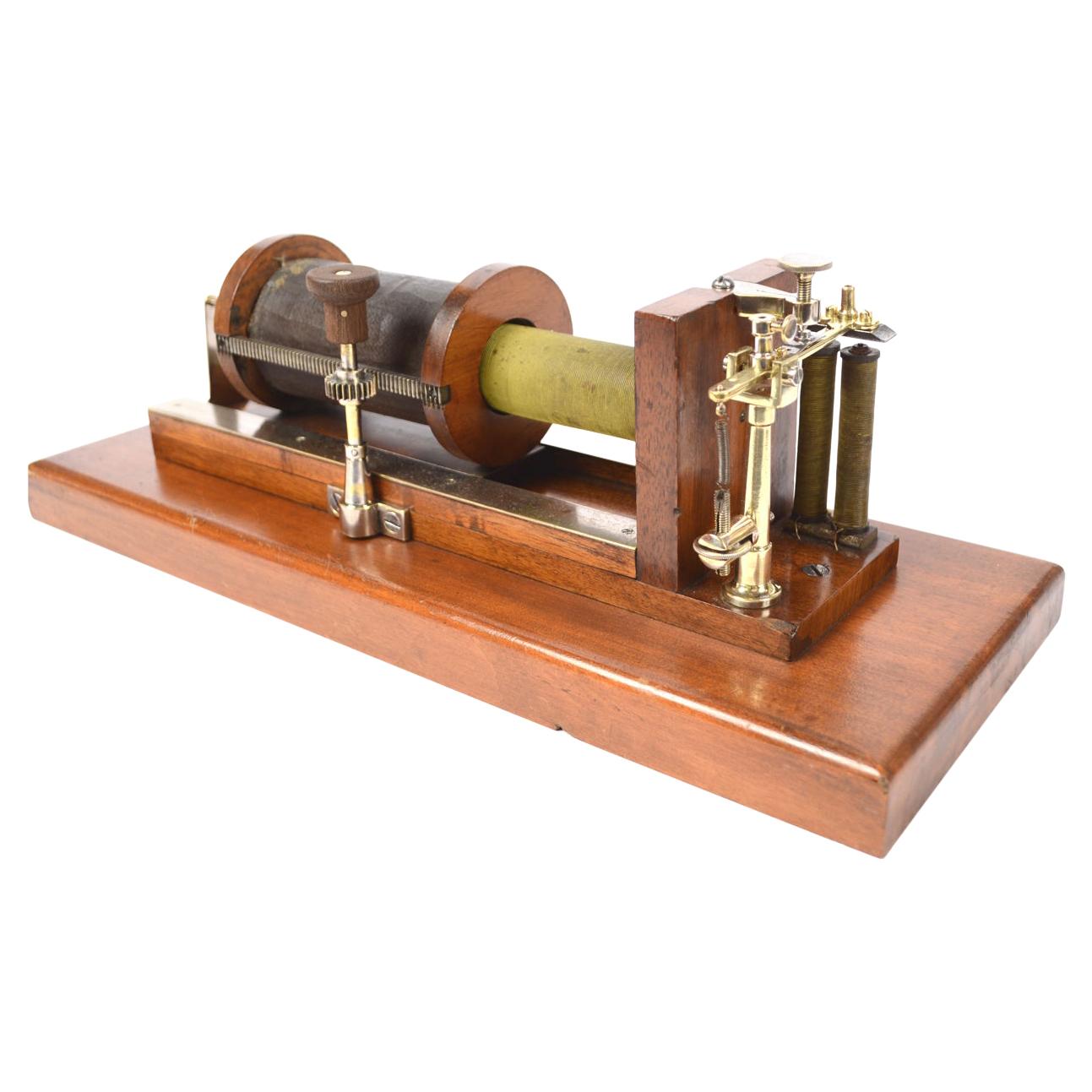 Induction Coil or Sled Antique Scientific Instrument by Du Bois Reymond 1870 