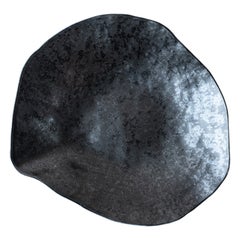 Indulge Nº6 / Graphite Grey / Large Plate, Handmade Porcelain Tableware