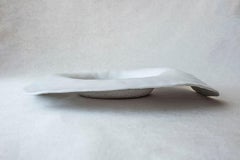 Indulge Nº7 / White / Large Deep Plate, Handmade Porcelain Tableware