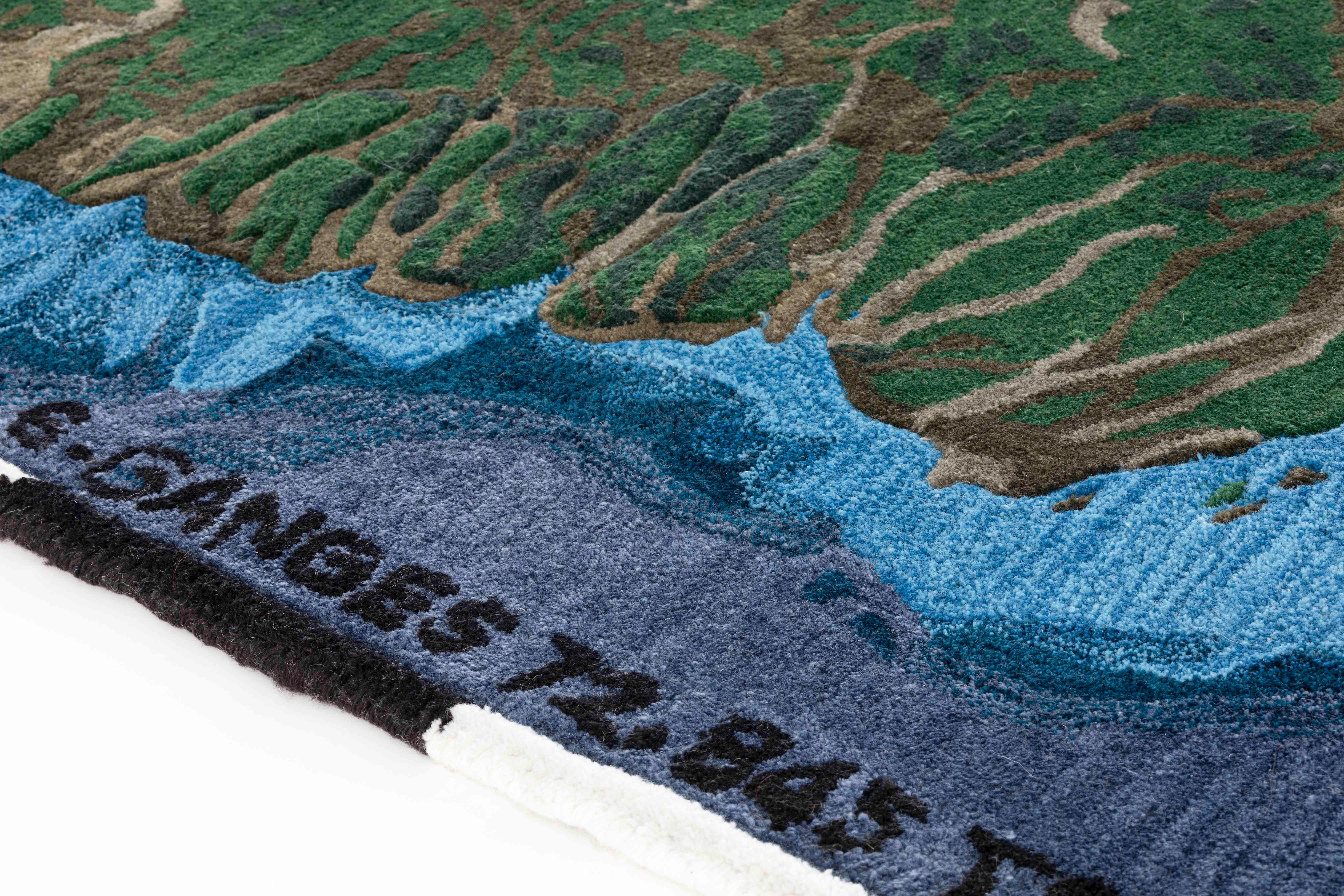 Postmoderno Tappeto Indus Plastic Rivers di Gandia Blasco in vendita