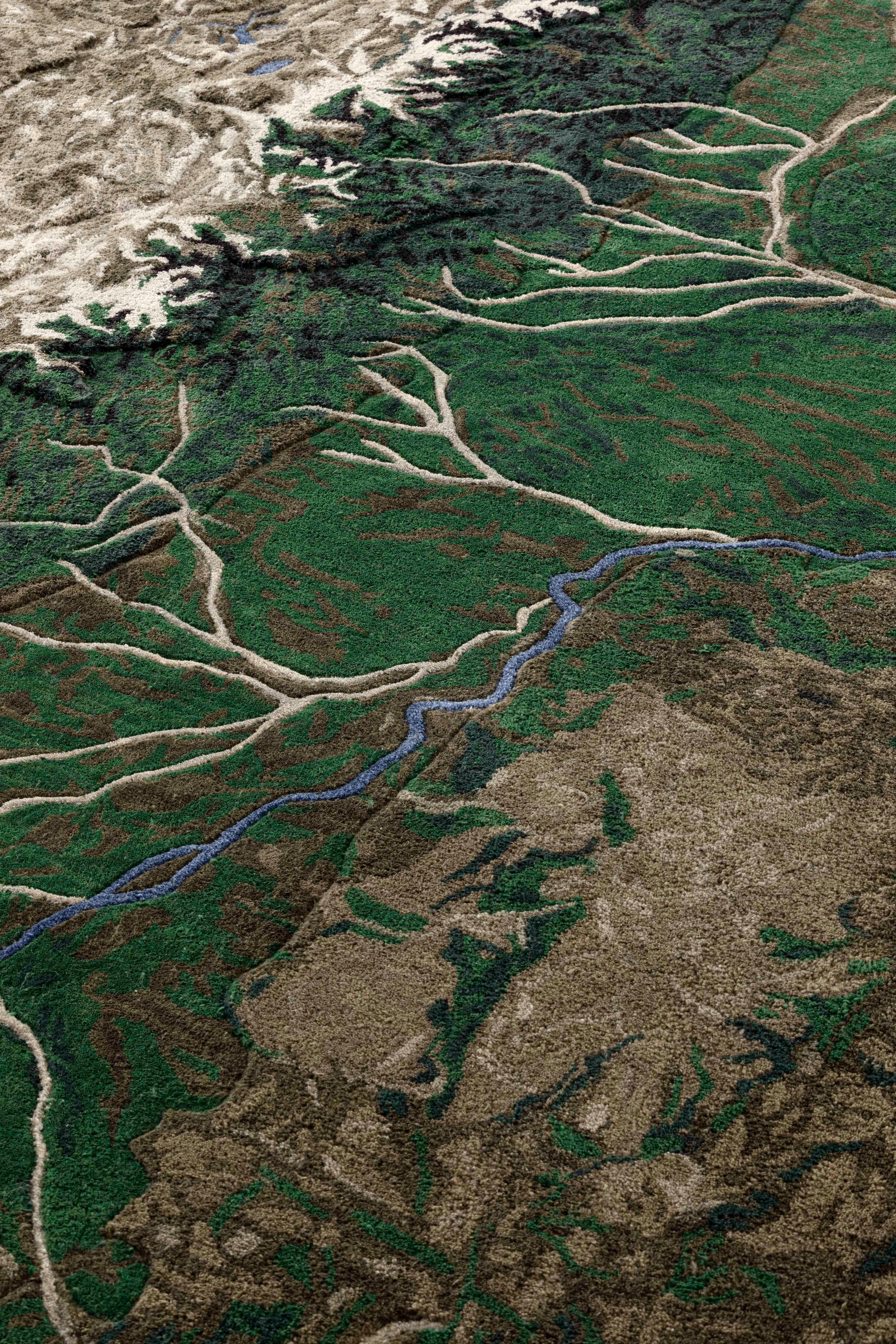 Spagnolo Tappeto Indus Plastic Rivers di Gandia Blasco in vendita