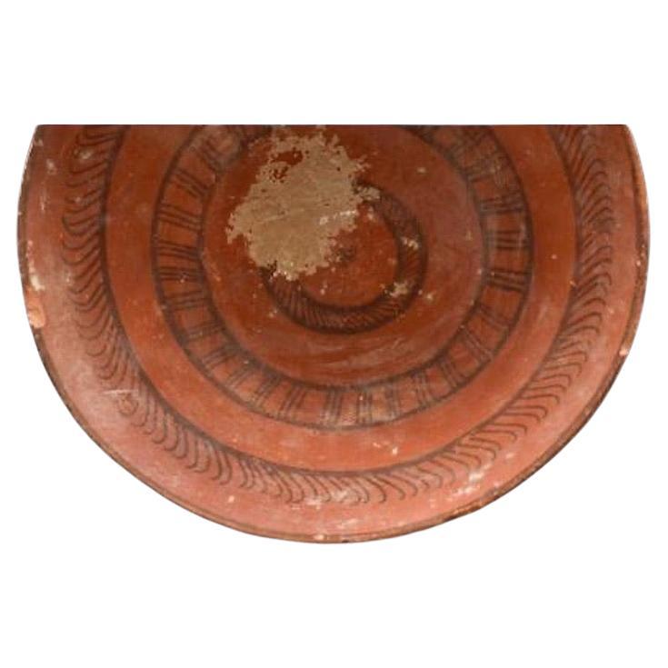 Indus Valley Terracotta Bowl With Concentric Decoration Ca. 3000-2500 BC In Fair Condition For Sale In Bonita Springs, FL