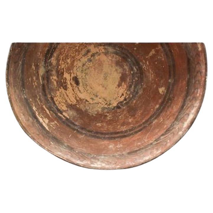 Indus Valley Terracotta Bowl With Concentric Decoration Ca. 3000-2500 Bc In Fair Condition For Sale In Bonita Springs, FL