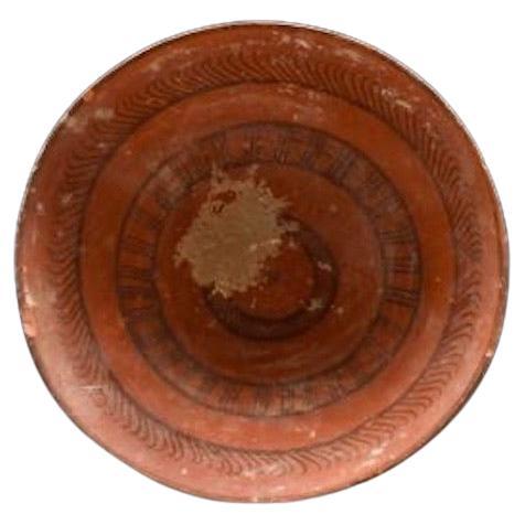 Indus Valley Terracotta Bowl With Concentric Decoration Ca. 3000-2500 BC For Sale