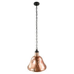 Vintage Industrial 16.75 in. Copper Stage Pendant Light Qty Available