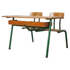 Bureau d'écolier tandem industriel français des années 1950 par Matco