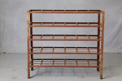 Industrial 5 Tier Shelf with Grid Shelves for Books or Usage as Seedling Planter
