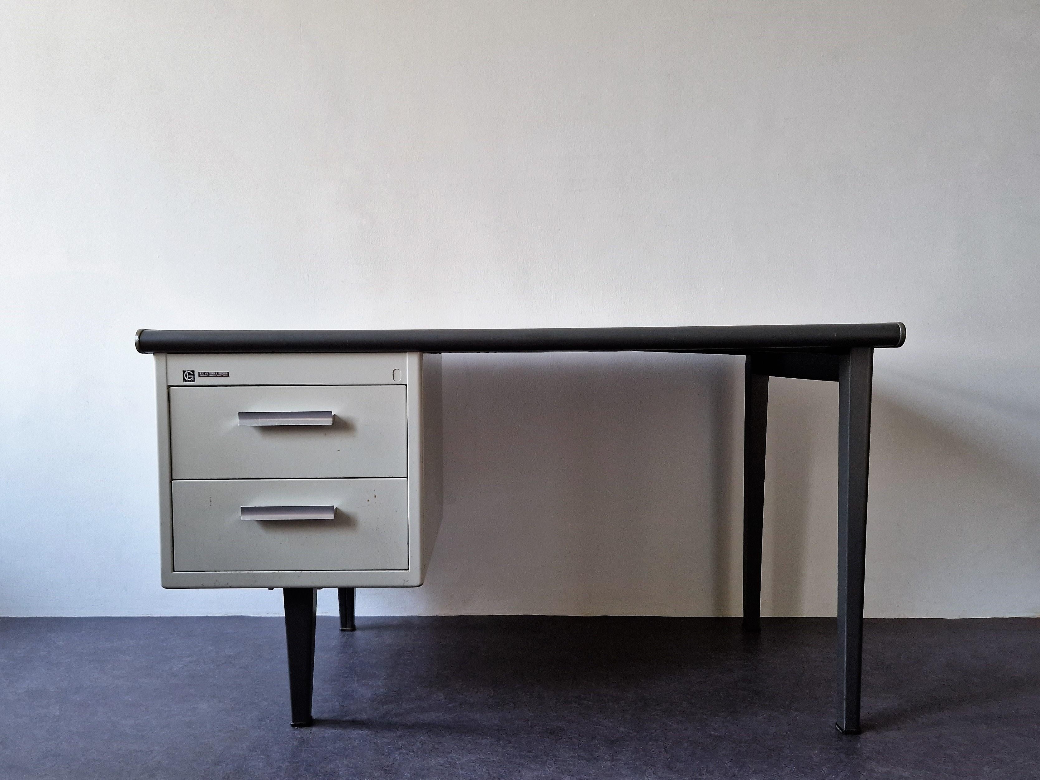 Mid-Century Modern Bureau industriel 'Economy' de la série 7900 par André Cordemeyer pour Gispen, années 1960 en vente