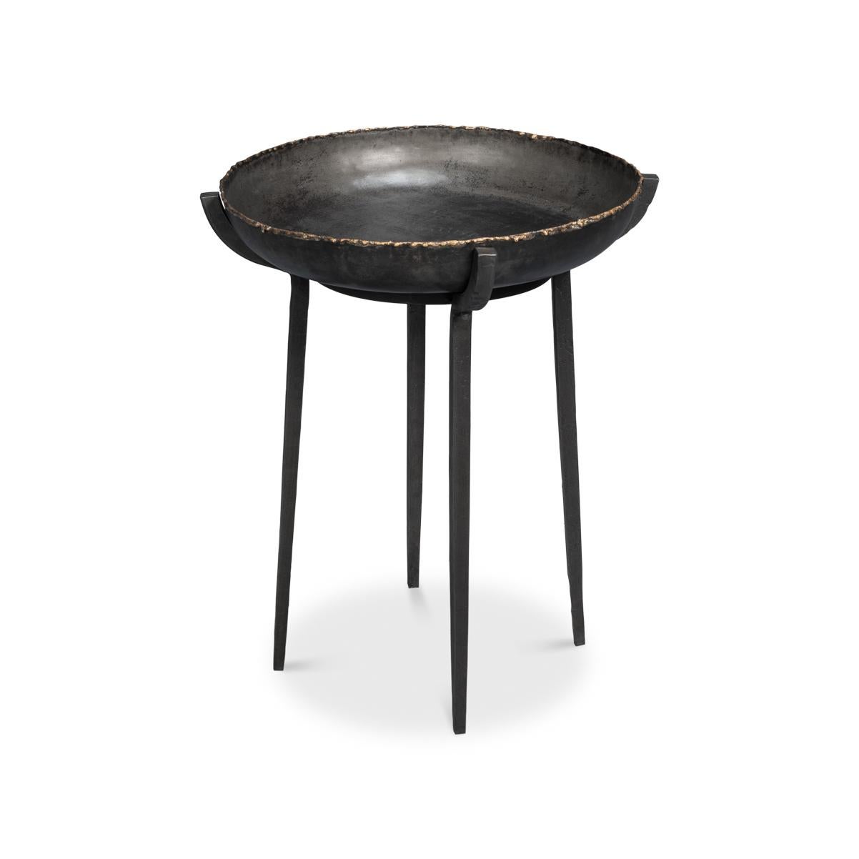 Industriel Table d'appoint industrielle en vente