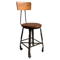 Industrial Adjustable Artist's Stool