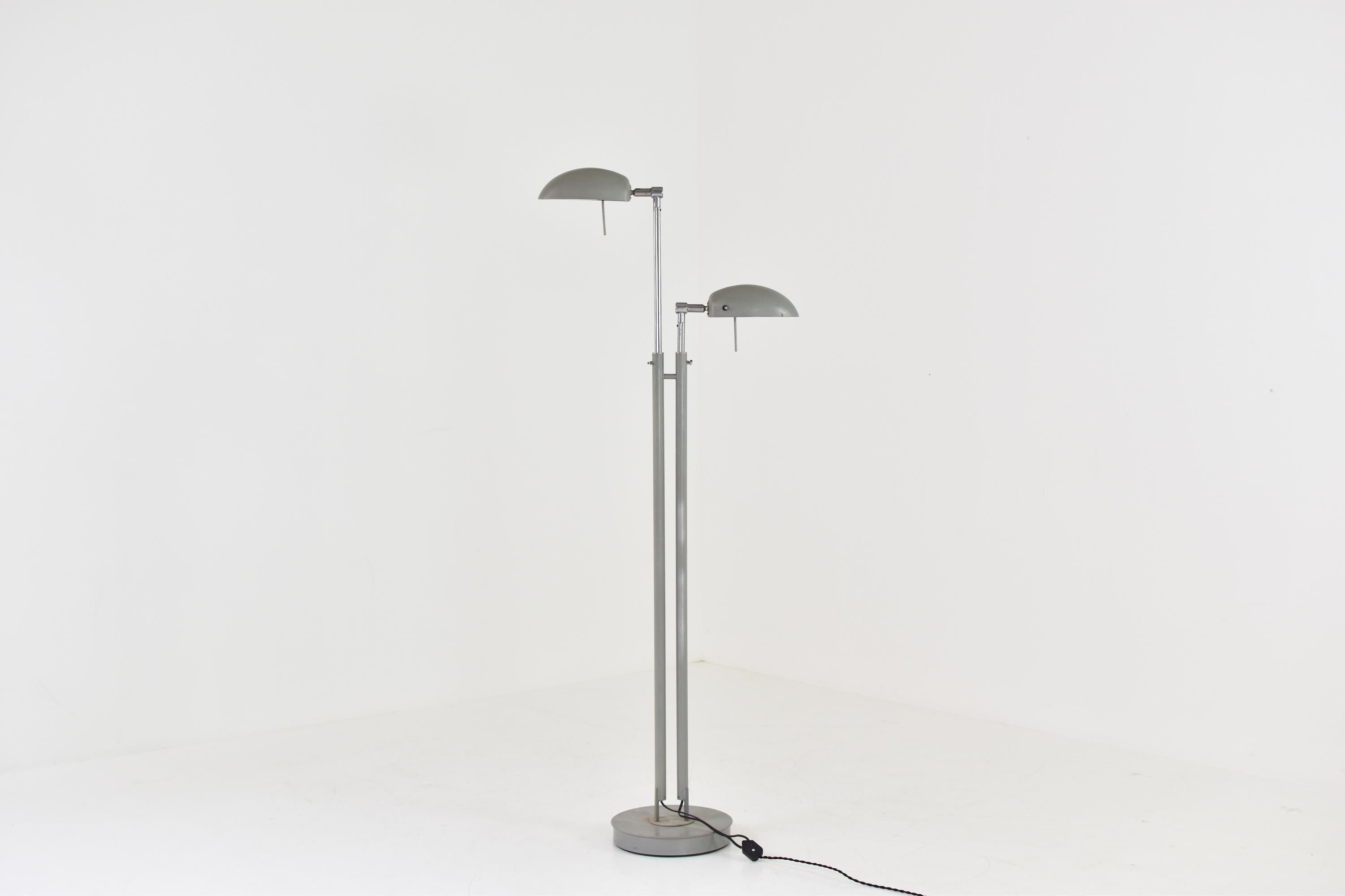 Mid-Century Modern Industrial Adjustable Floor Lamp from France, 1960s