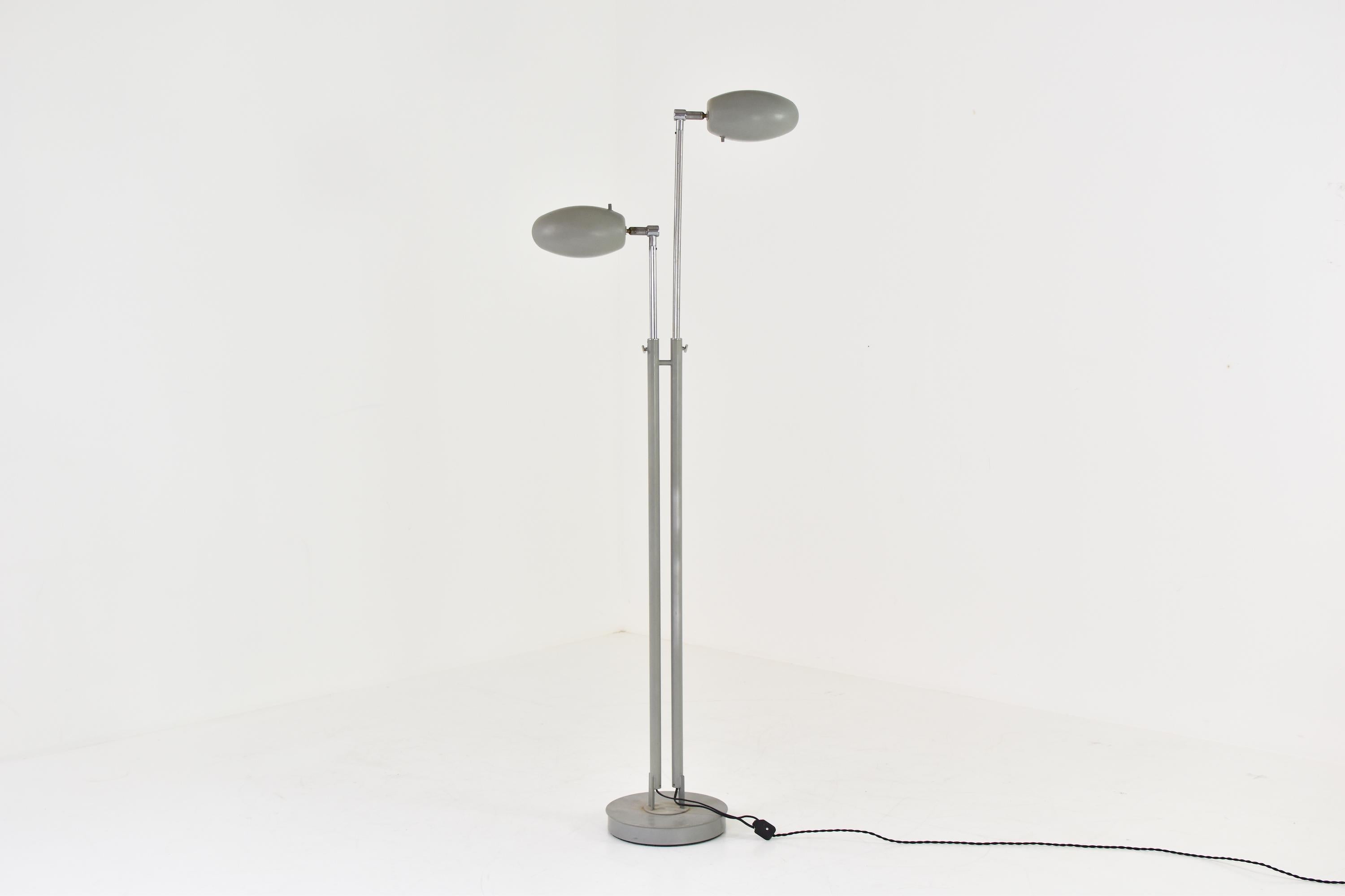 French Industrial Adjustable Floor Lamp from France, 1960s