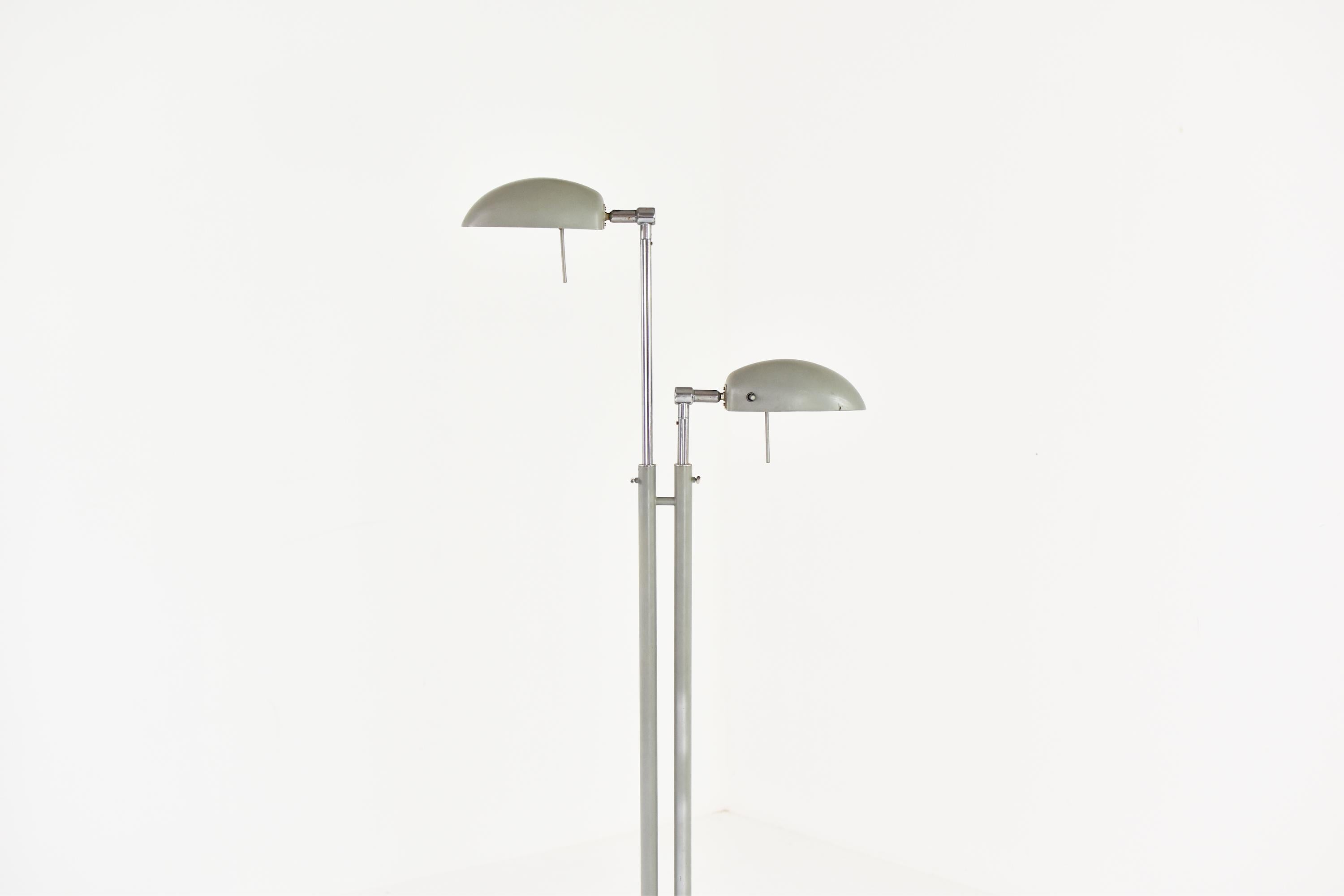 Mid-20th Century Industrial Adjustable Floor Lamp from France, 1960s