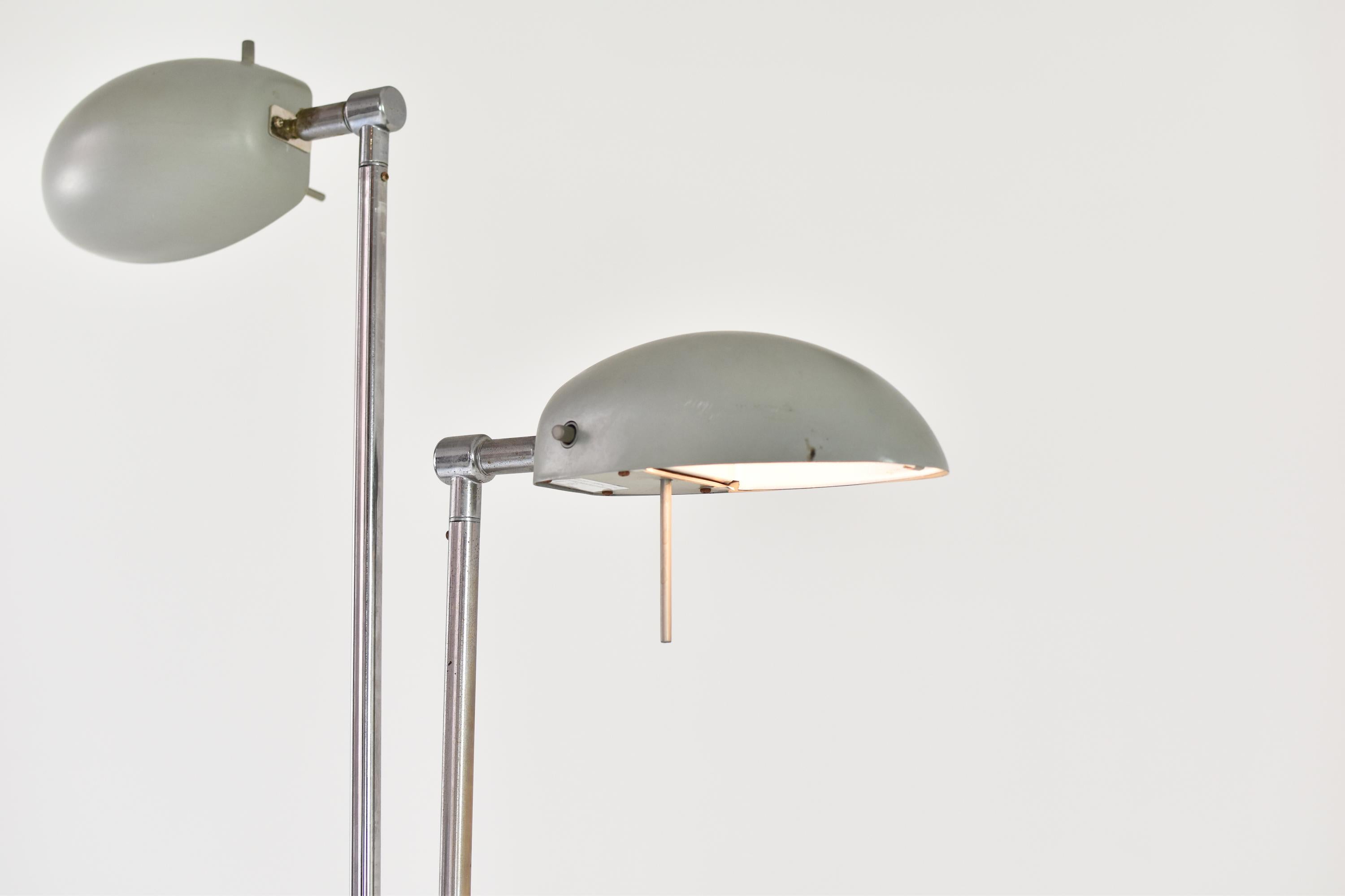 Industrial Adjustable Floor Lamp from France, 1960s 1