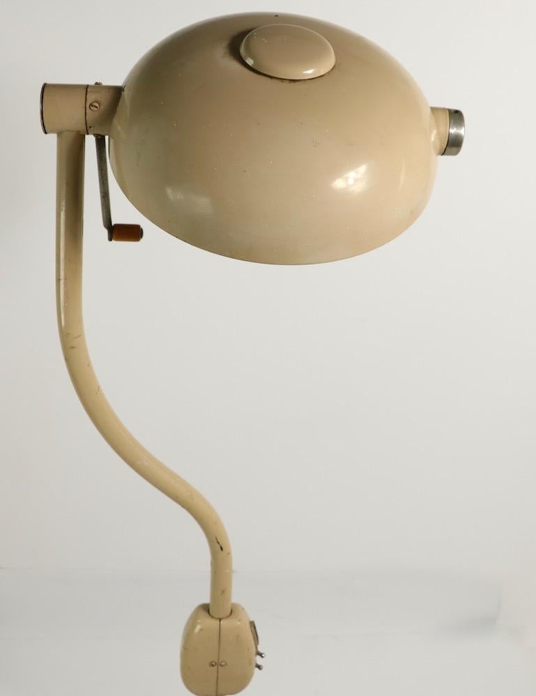Industrial Adjustable Medical Floor Lamp by Hill Rom 1