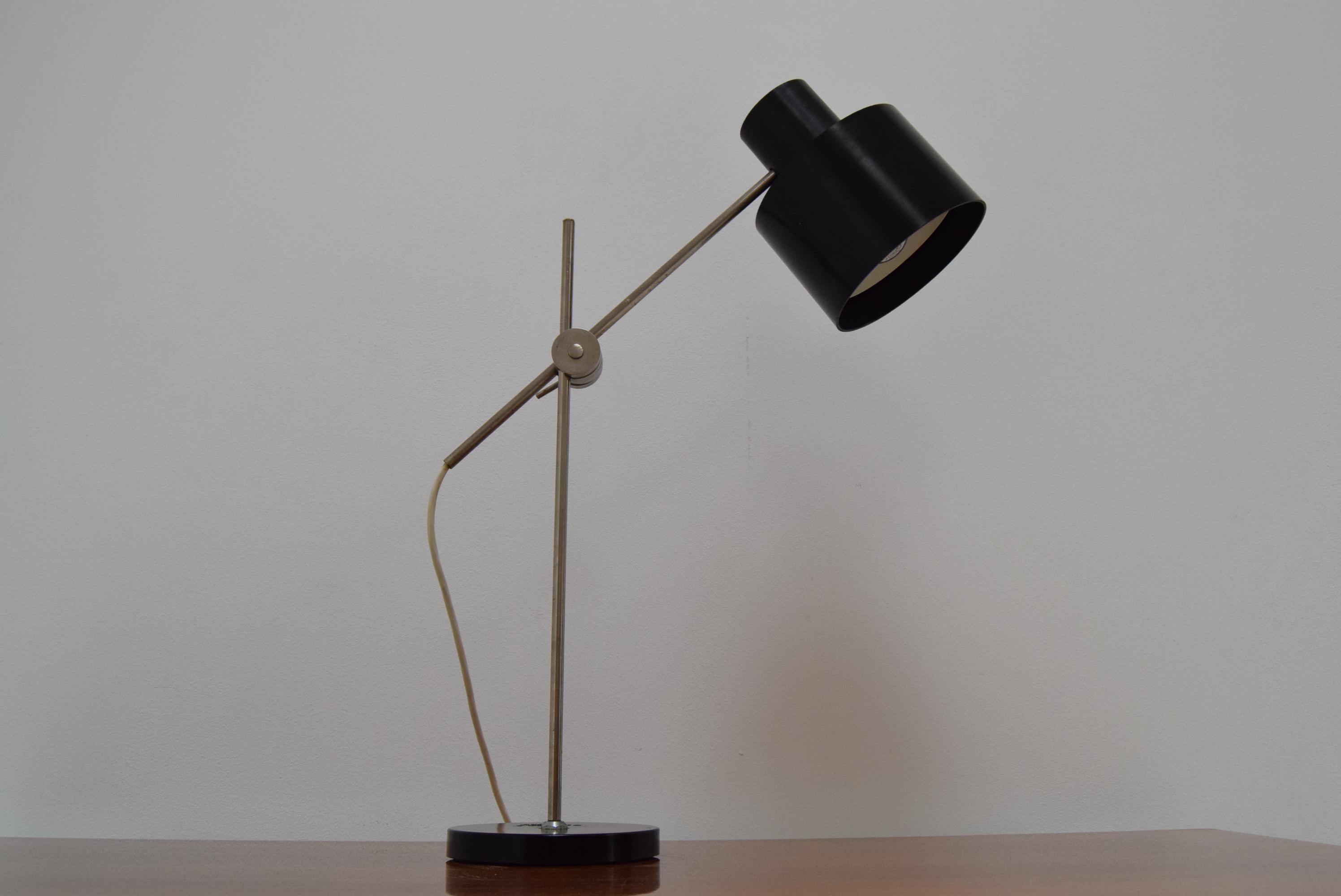 Mid-20th Century Industrial Adjustable Office Lamp by Jan Suchan for Elektrosvit, 1960's For Sale