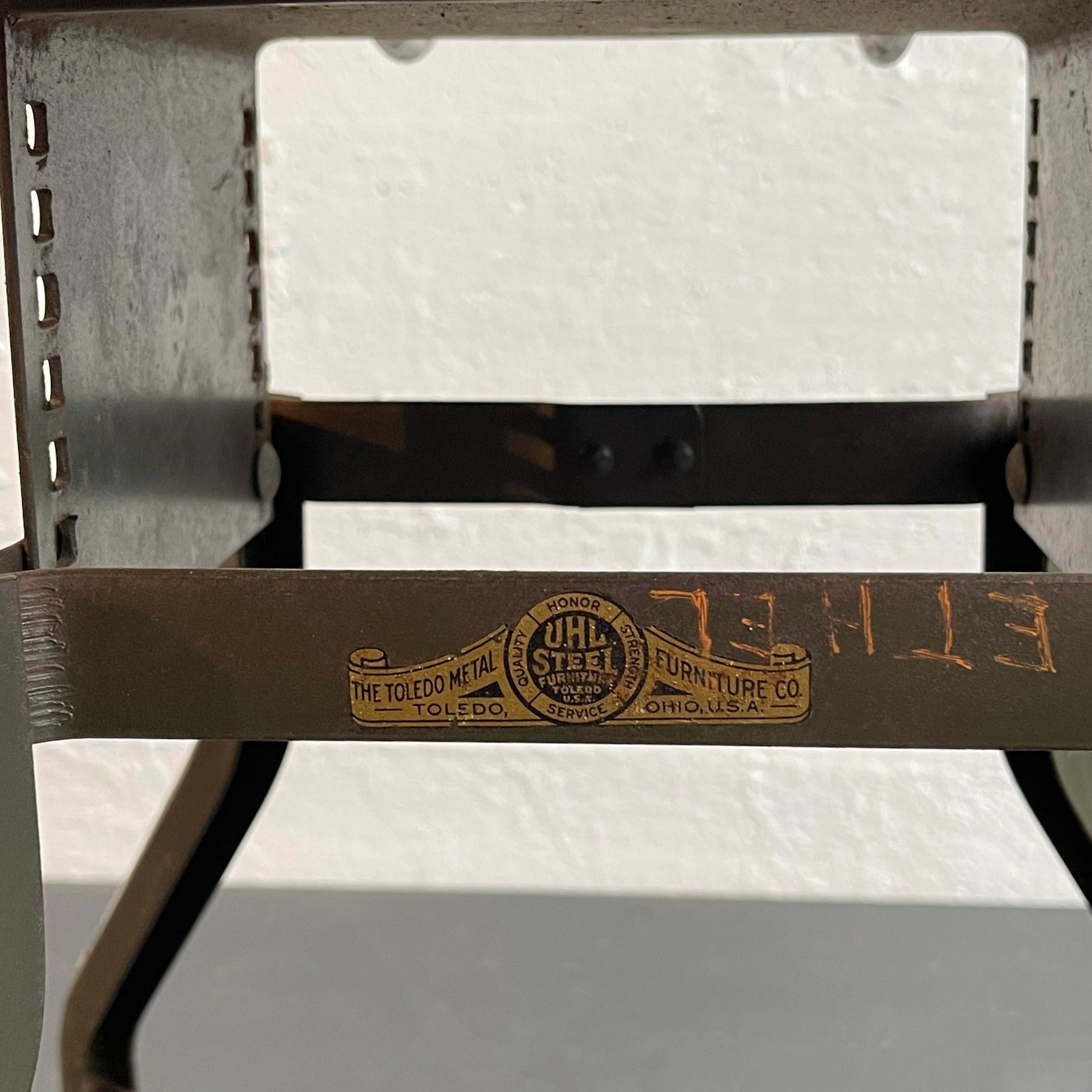 Silla industrial ajustable de Toledo Metal Furniture Co. en venta 1