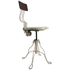 Industrial Adjustable Stool