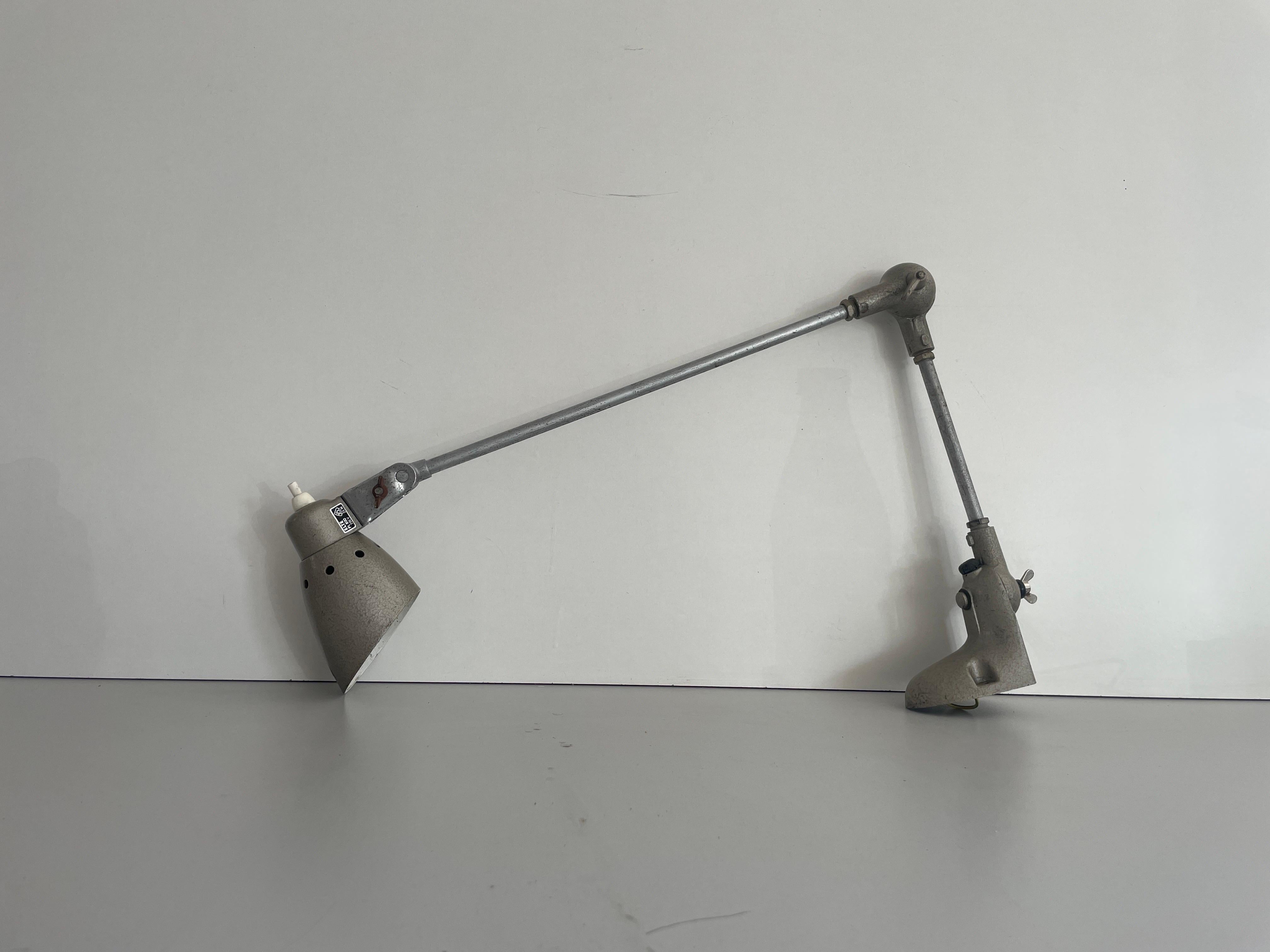 Industrial Adjustable Task Light by PFAFF, 1950s, Germany im Angebot