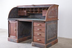 Industrial Age Steel Roll Top Desk by Art Metal