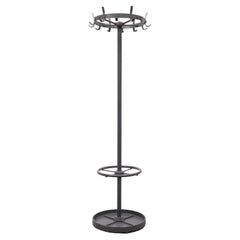 Industrial Ahrend de Cirkel Standing Metal Coat Rack, 1966