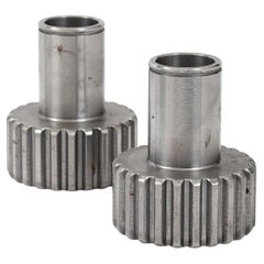 Industrial, Airplane Gear Steel Gear Candlesticks
