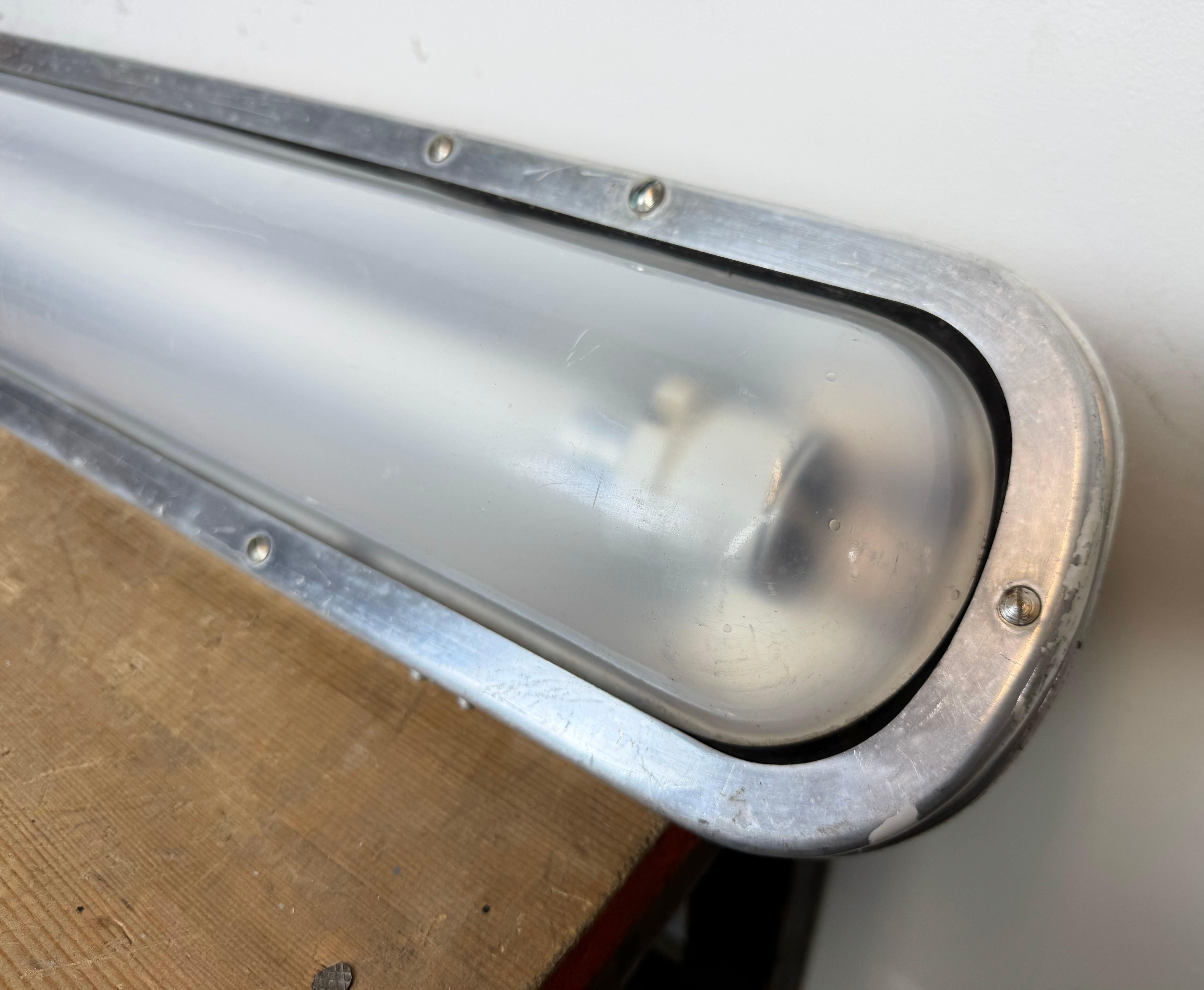 Industrial Aluminium Hanging Tube Light, 1970s 7