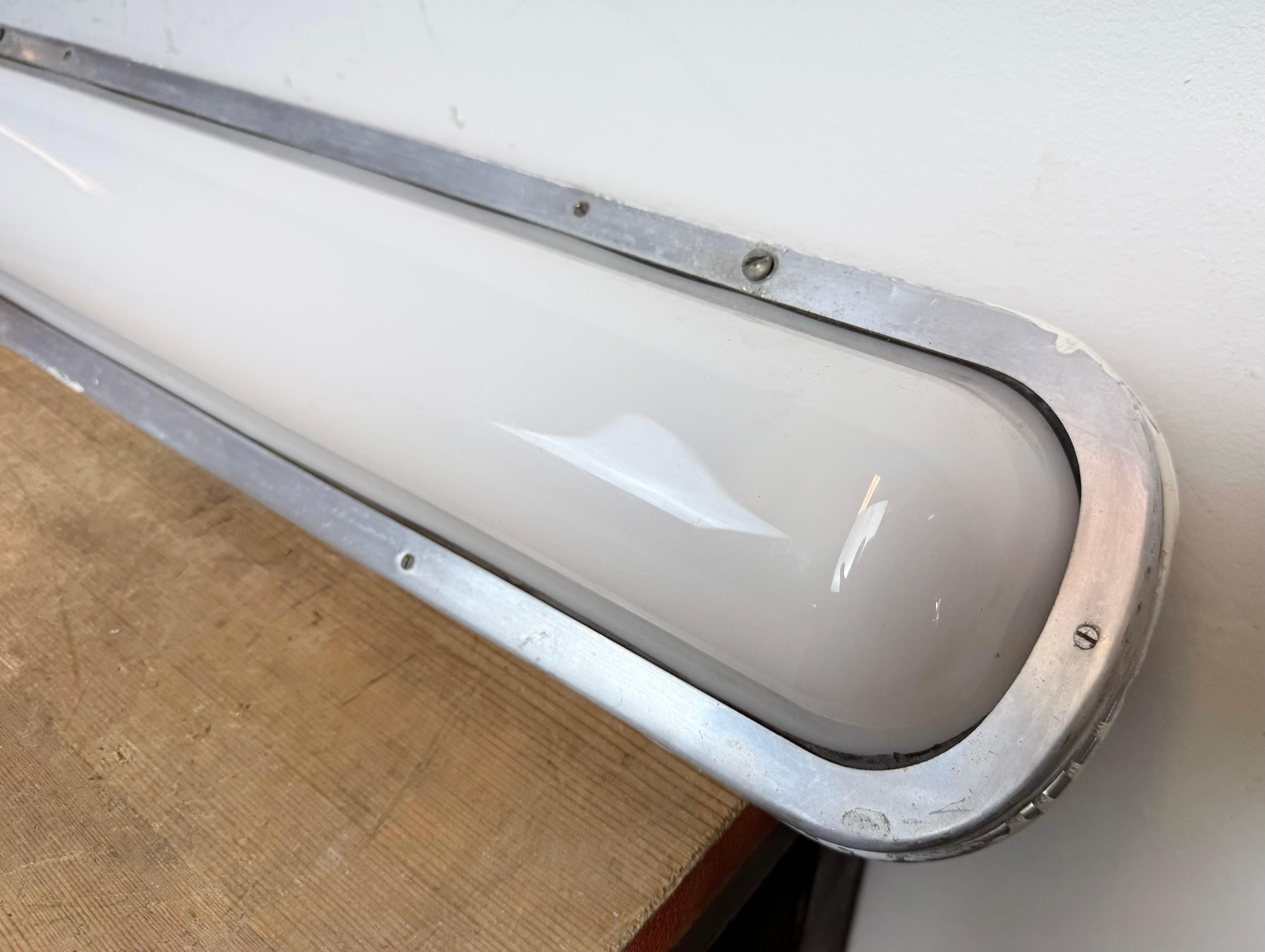 Industrial Aluminium Hanging Tube Light, 1970s 9