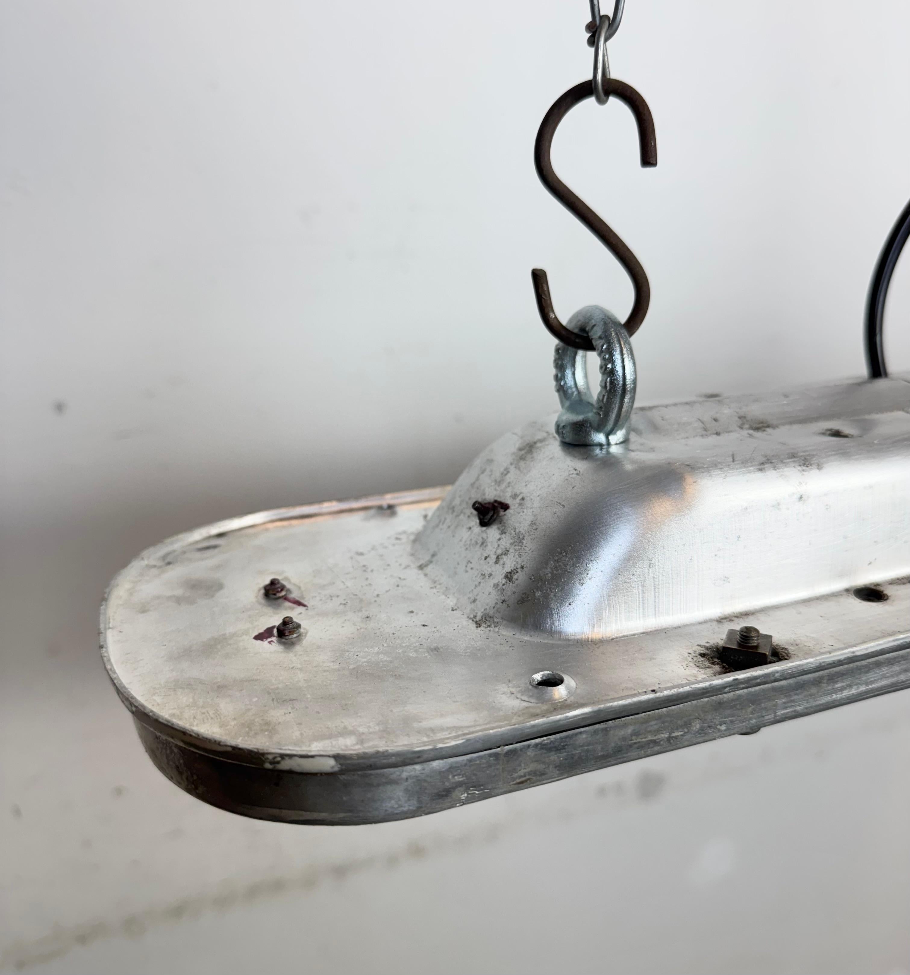 Late 20th Century Industrial Aluminium Hanging Tube Light, 1970s