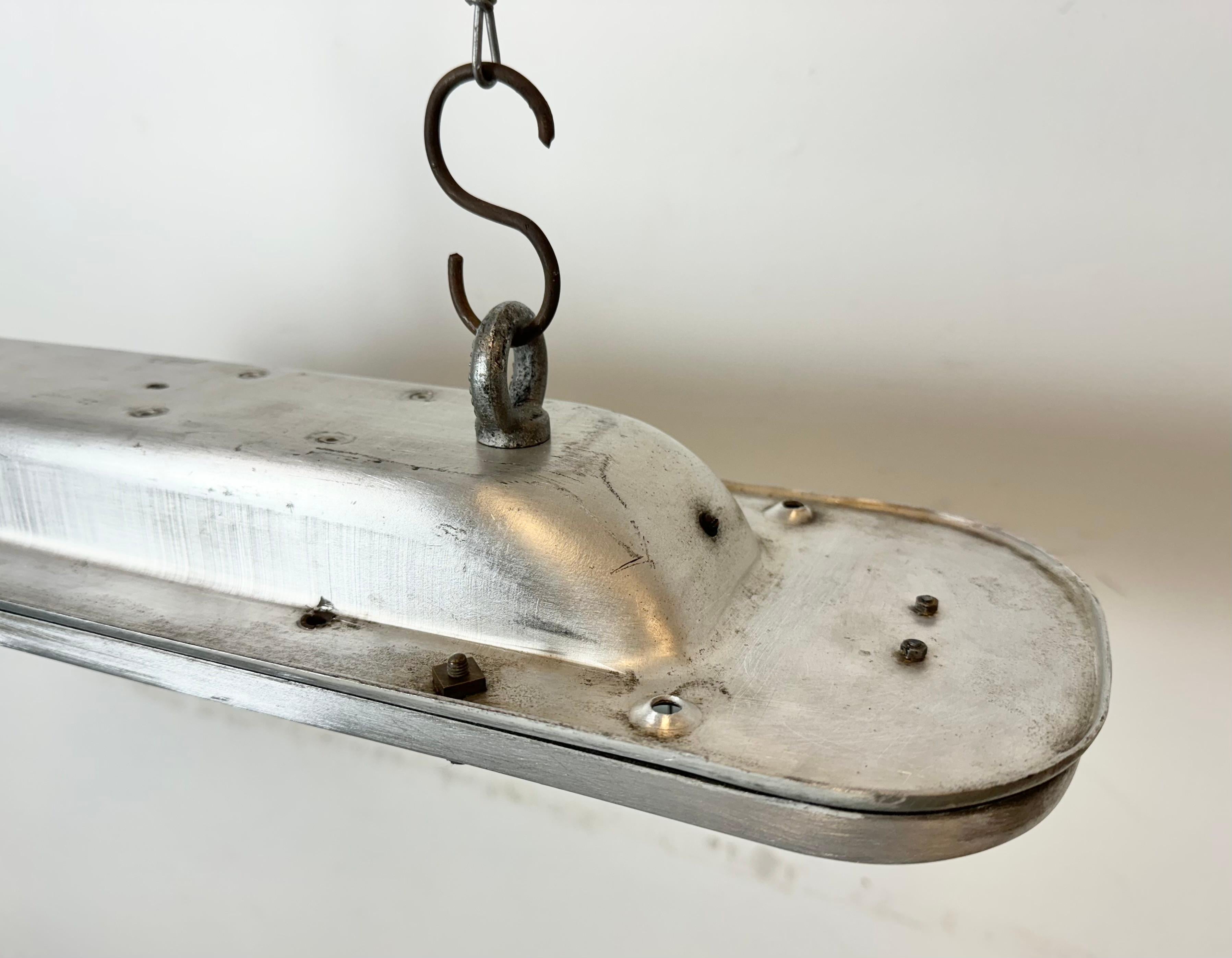 Aluminum Industrial Aluminium Hanging Tube Light, 1970s For Sale