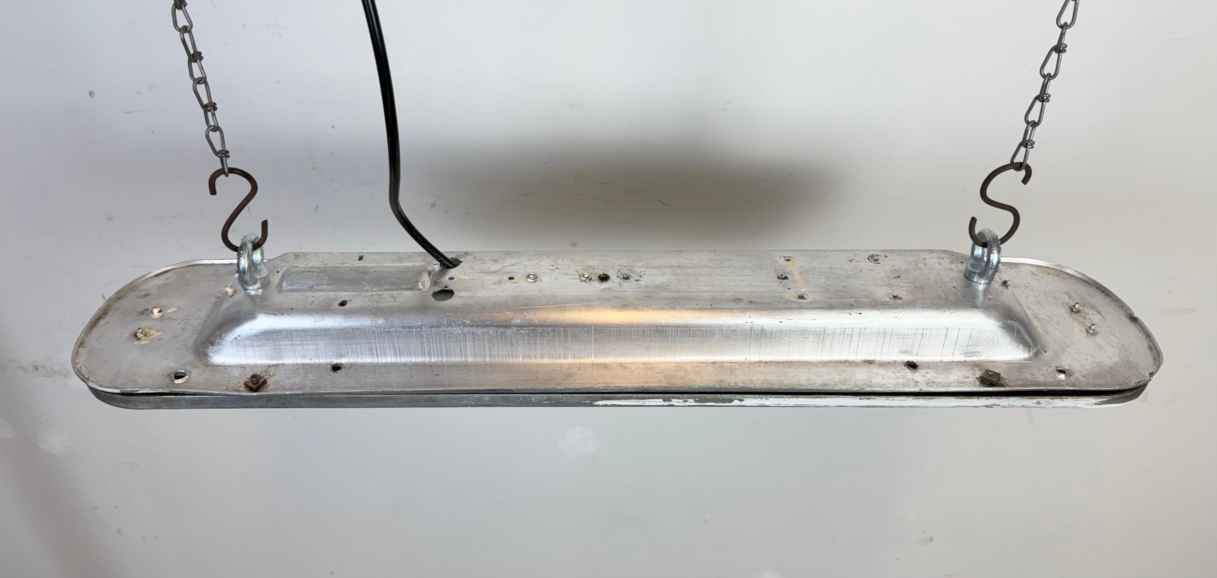 Aluminum Industrial Aluminium Hanging Tube Light, 1970s