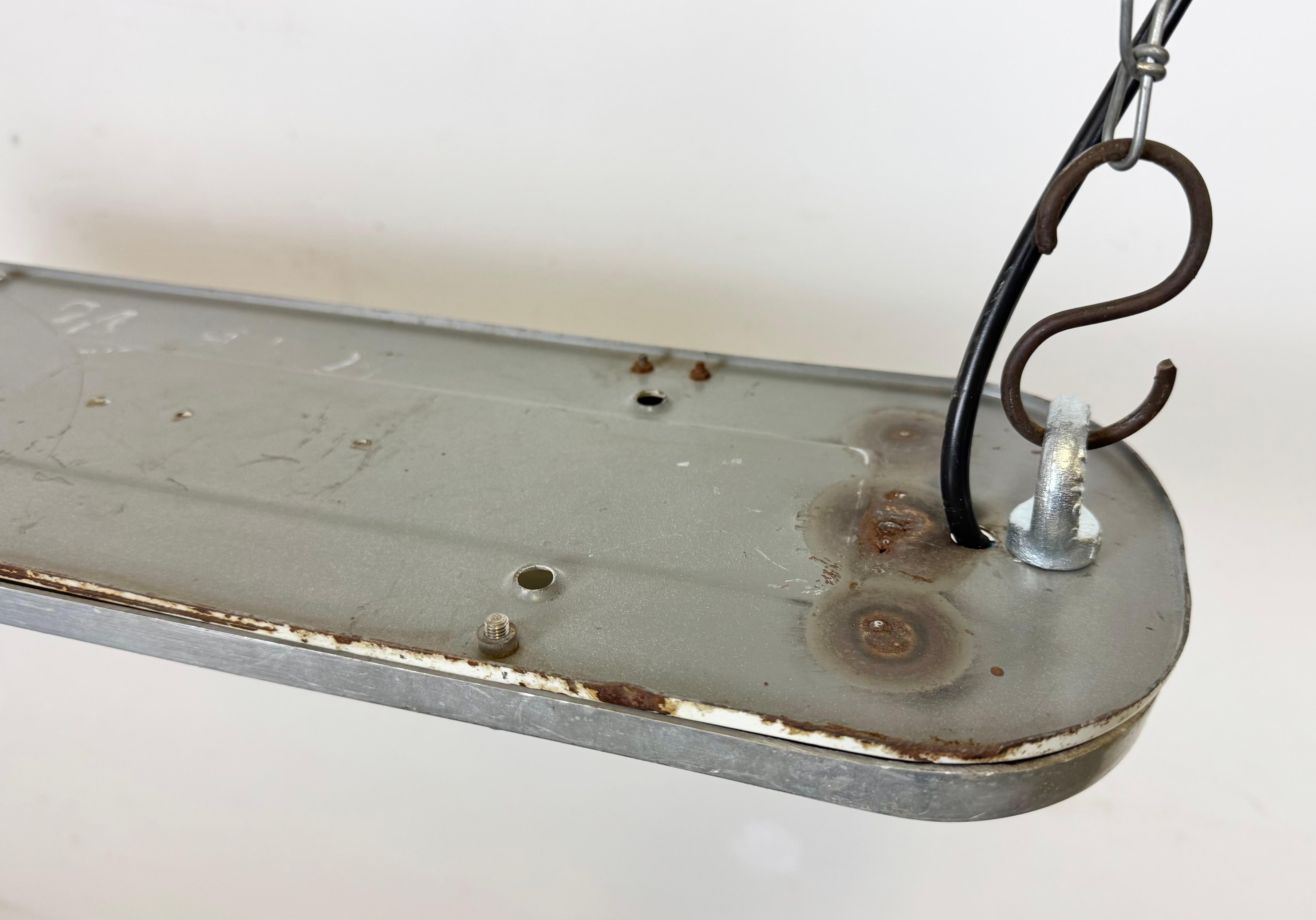 Aluminum Industrial Aluminium Hanging Tube Light, 1970s For Sale