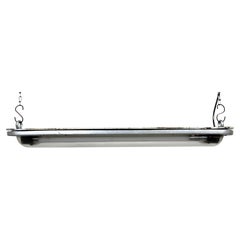 Industrial Aluminium Hanging Tube Light, 1970s