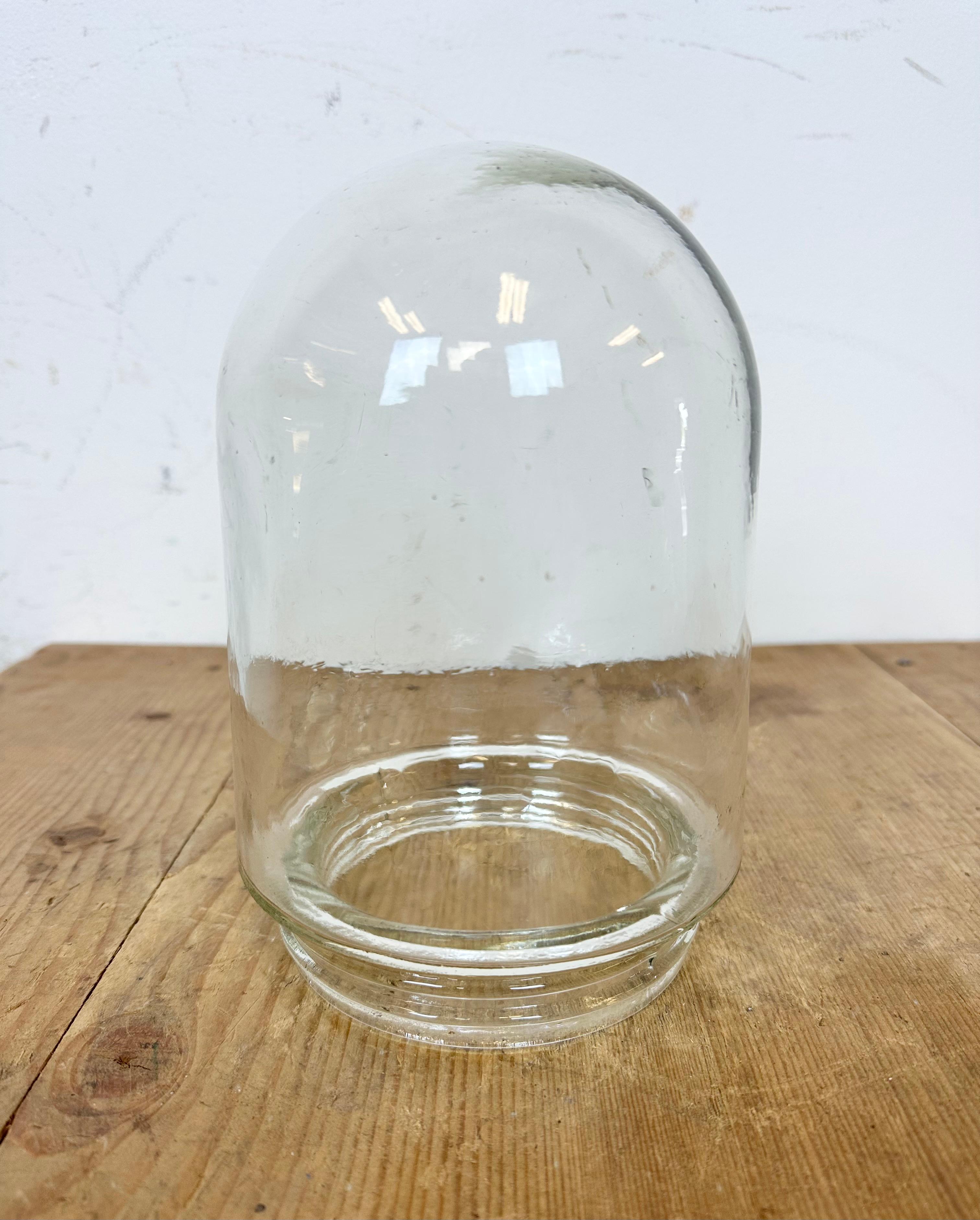 Industrial Aluminium Light with Clear Glass Cover from Elektrosvit, 1970s For Sale 6