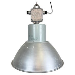Industrial Aluminium Pendant Light from Elektrosvit, 1960s