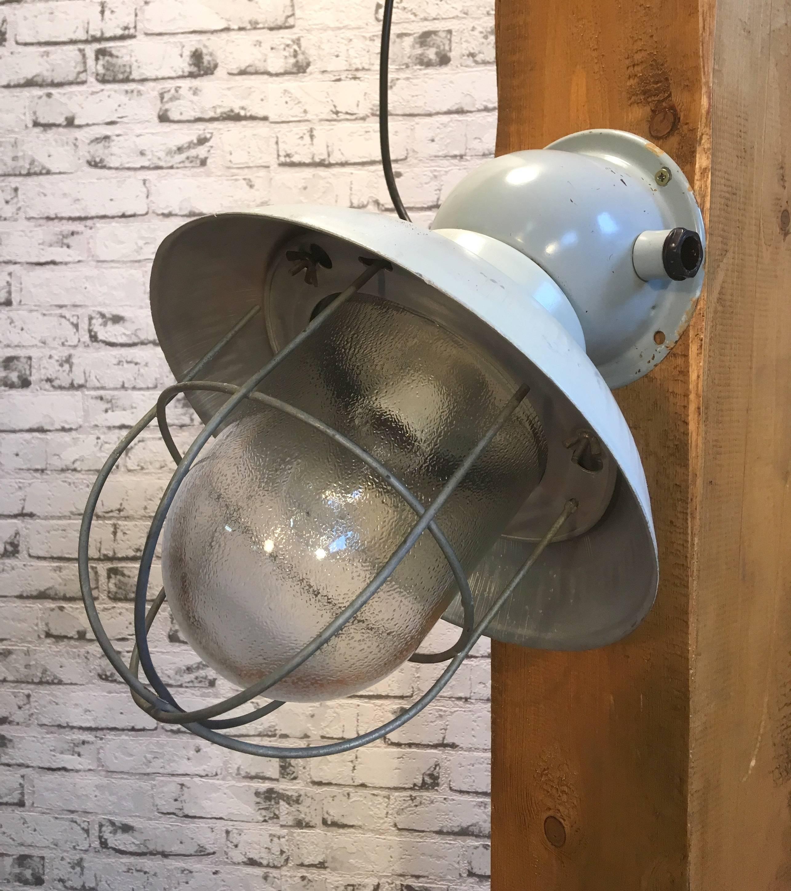 Industrial Aluminium Wall Lamp, 1960s 3