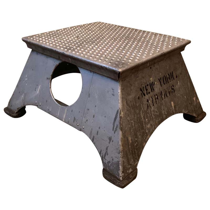 Industrial Painted Steel Train Conductor Step Stool For Sale at 1stDibs ...