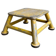 Industrial Aluminum Train Conductors Stool