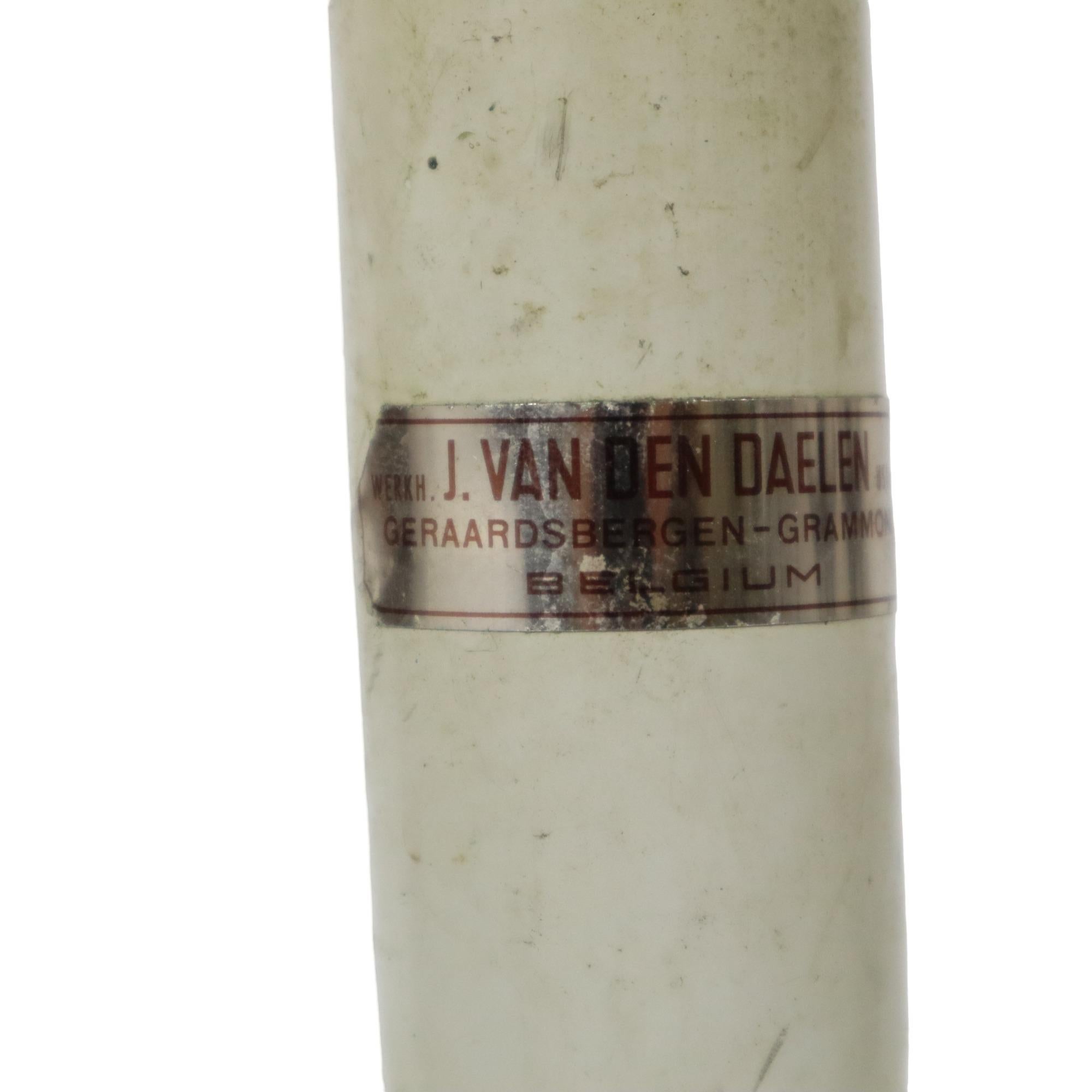 Industrial Antique Metal Medical Doctor's Stool Lab Stool Mid 20th Century In Good Condition For Sale In Poperinge, BE