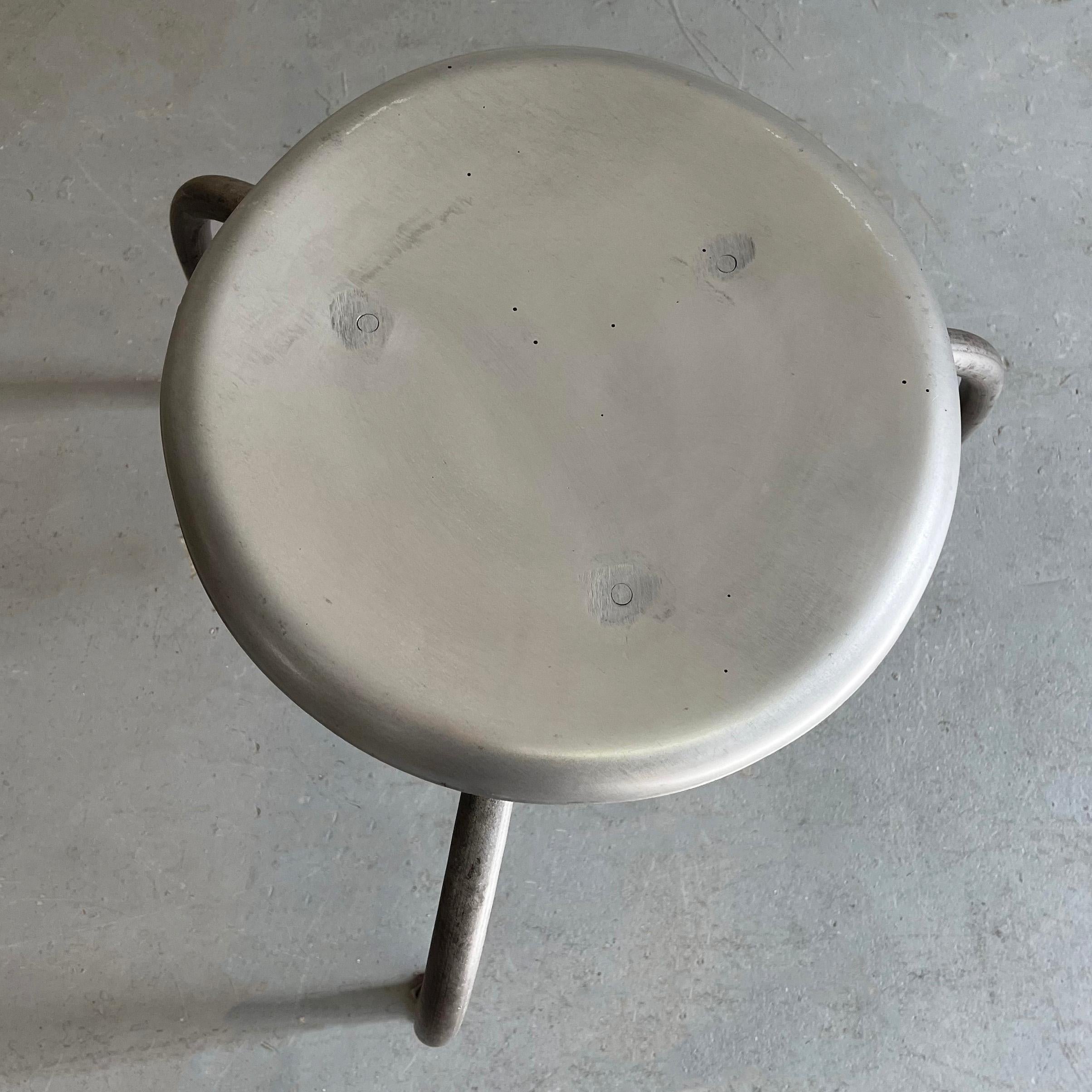 20th Century Industrial Apothecary Hospital Examination Swivel Stool For Sale