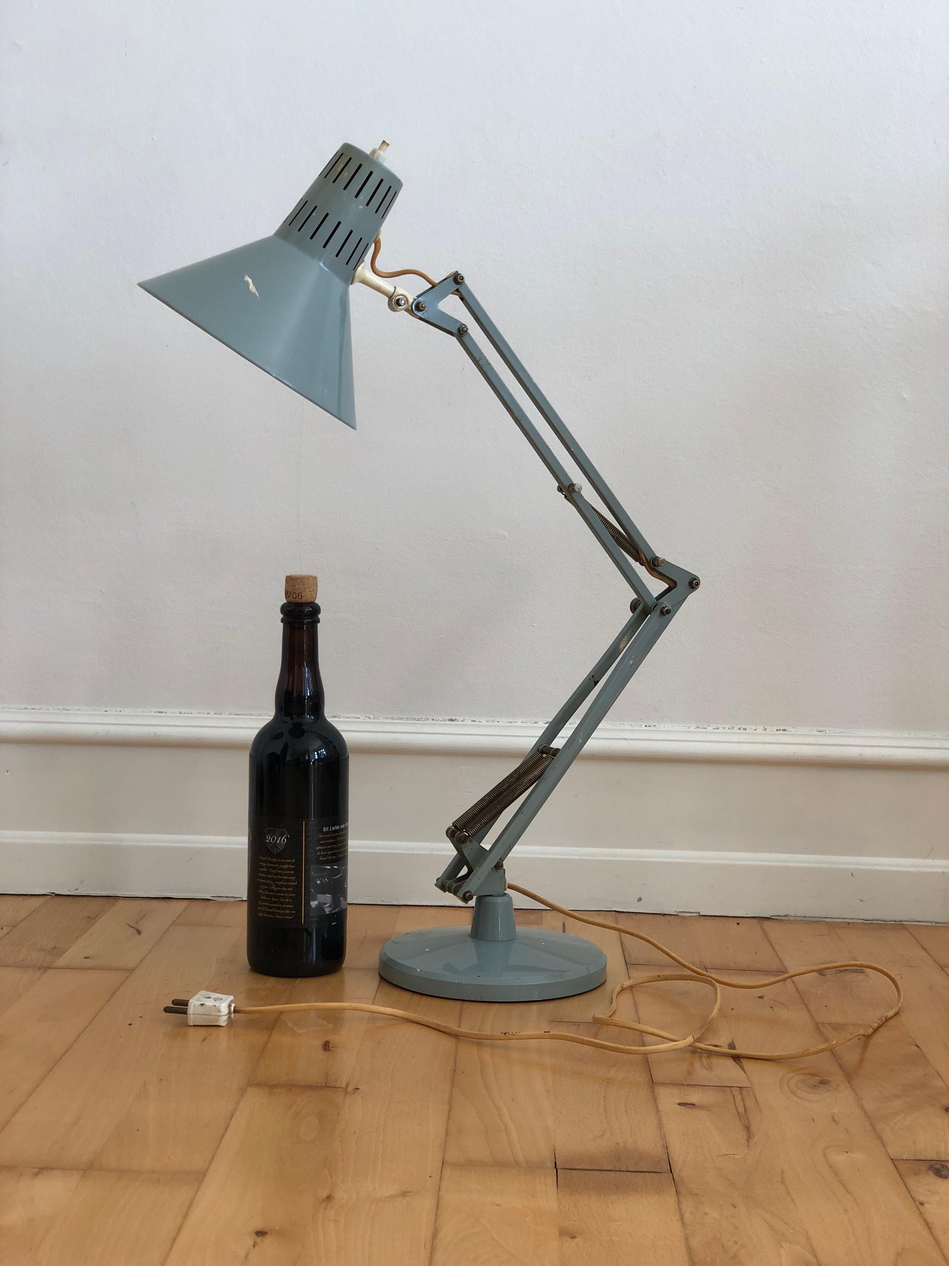 Lampada da scrivania industriale HCF Danimarca anni '70 in vendita 1