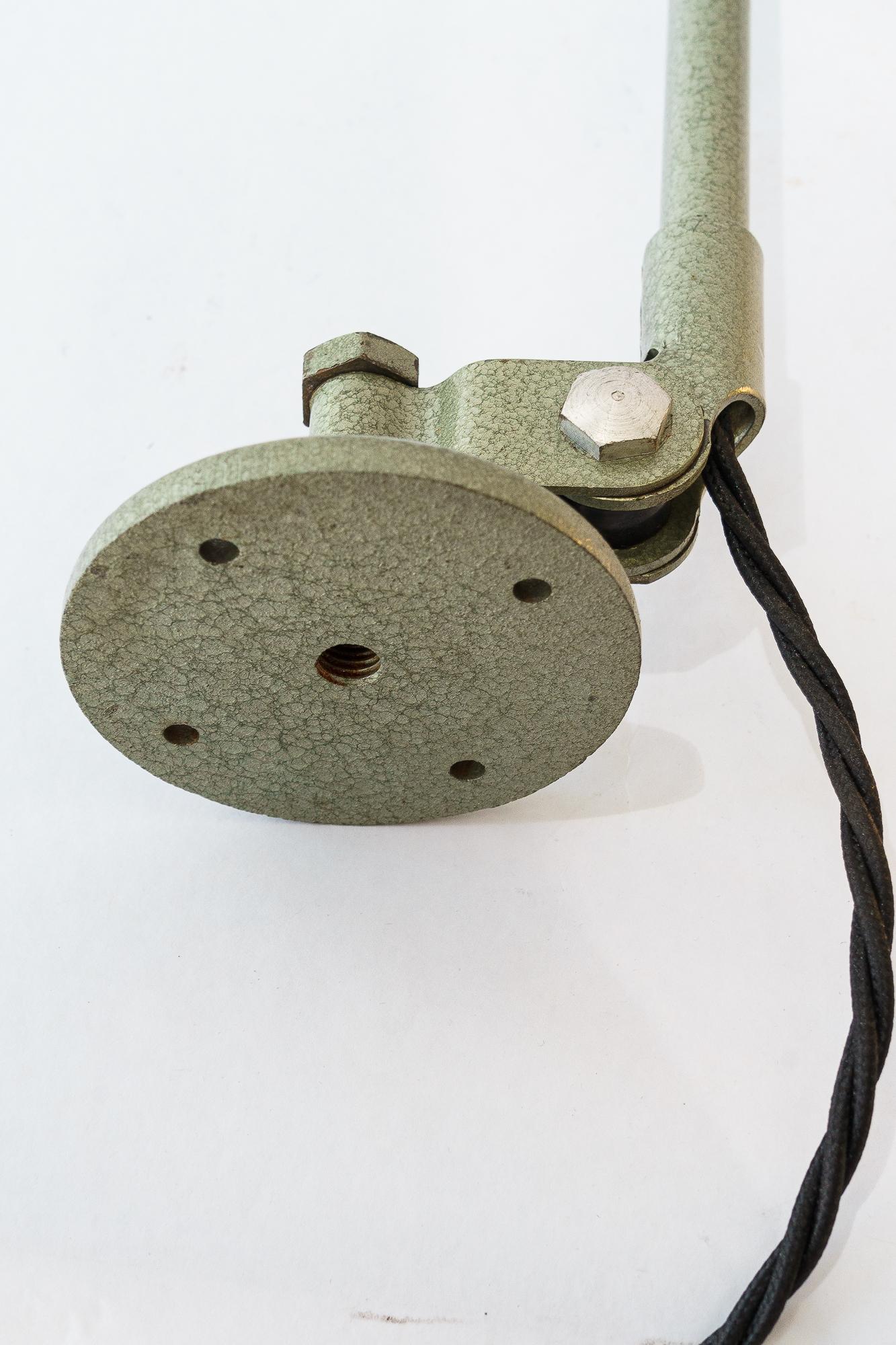 Industrielle Art Deco Lampe Wien um 1920 im Angebot 10