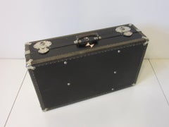 Industrial Art Deco Studded Trunk Suit Case