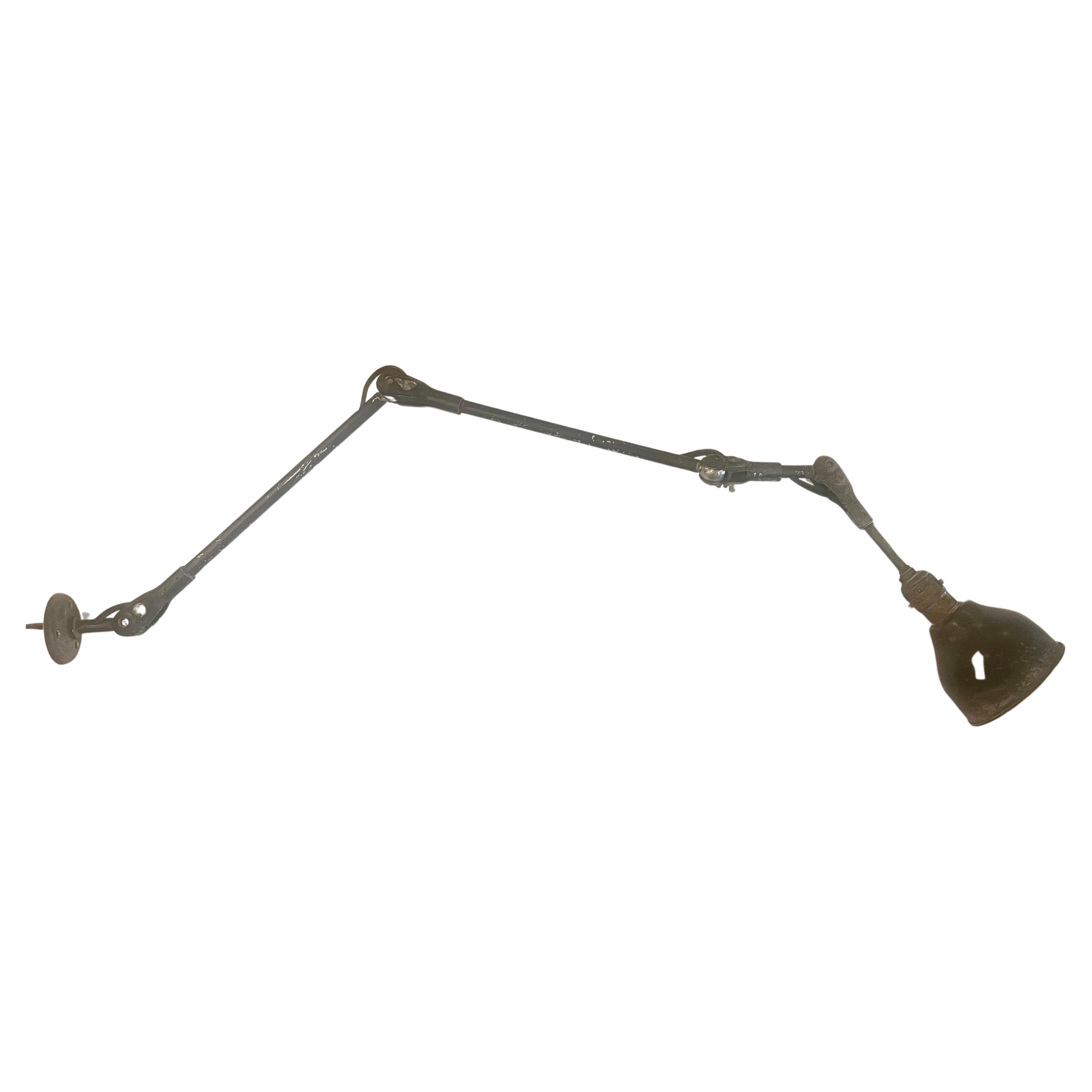 Industrial Articulating Wall Lamp Art Deco Multidirectional For Sale