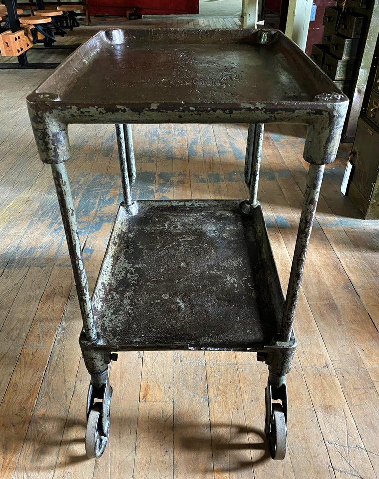 Industrial Bar Cart at 1stDibs industrial style bar cart, industrial