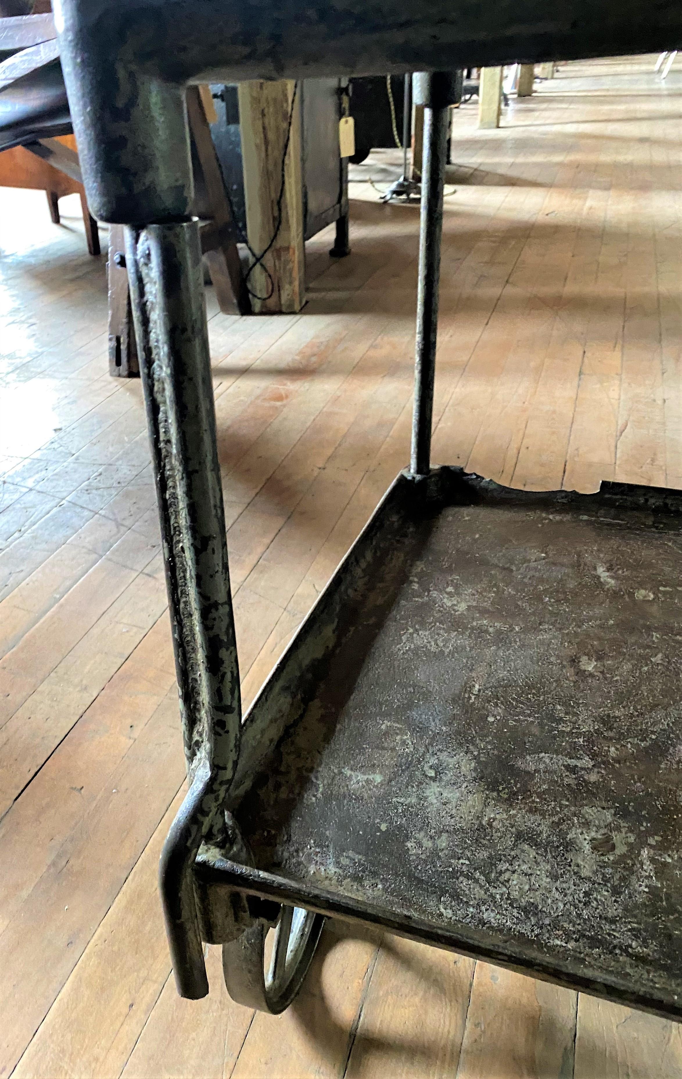 20th Century Industrial Bar Cart