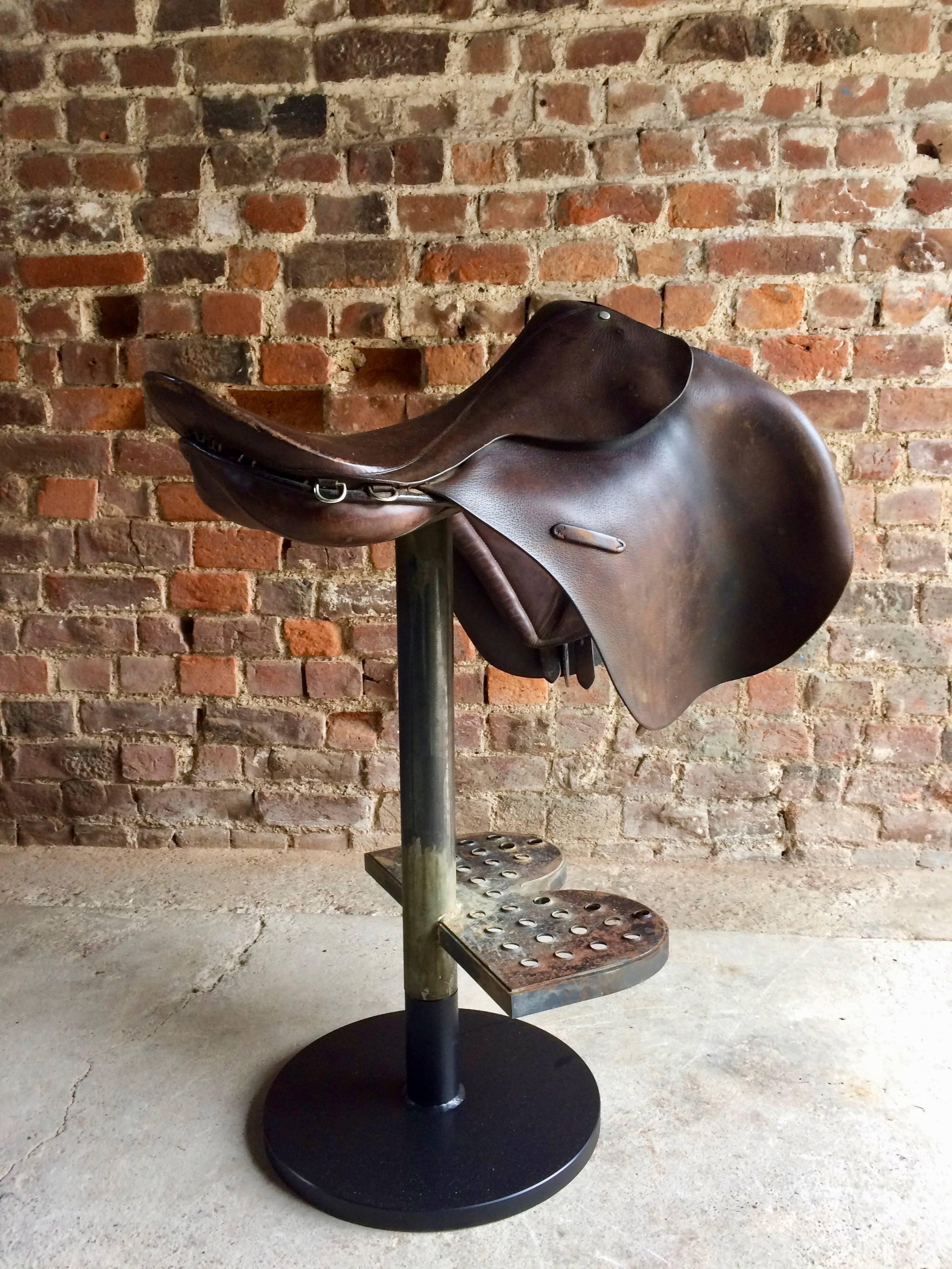 Tabouret de bar industriel Selle de cheval Intérêt équestre Loft Design 2
