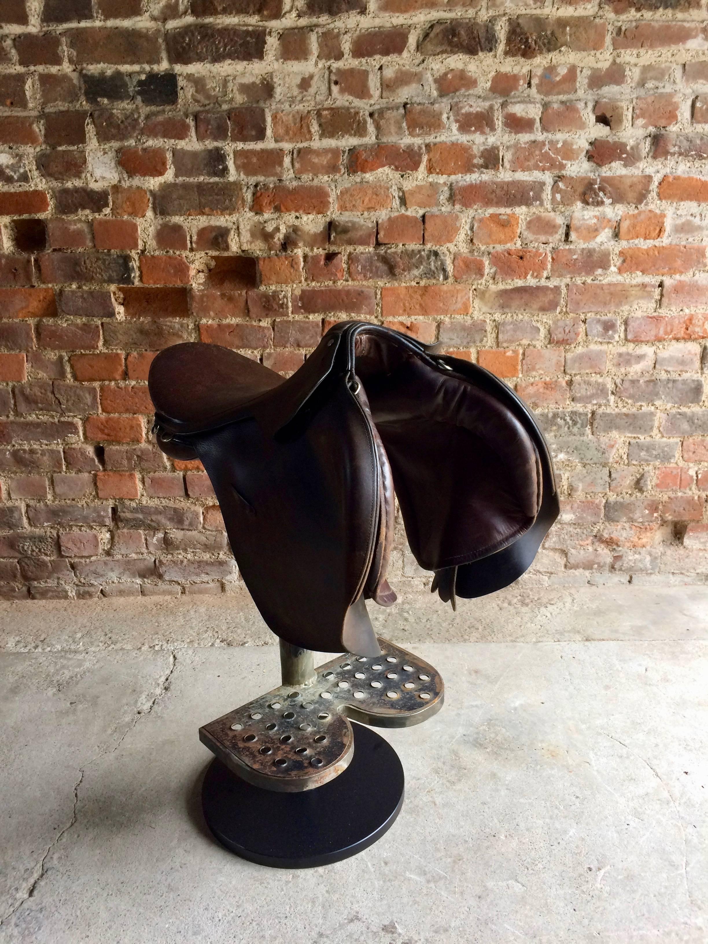 tabouret de bar selle de cheval